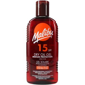 Malibu - Tørr Olje Gel SPF15 - Vannresistent Solbeskyttelse Malibu - Tørr Olje Gel SPF15 - Vannresistent Solbeskyttelse