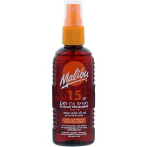 Malibu Merke SPF15 Tørr Olje Spray - Solkremolje Malibu Merke SPF15 Tørr Olje Spray - Solkremolje