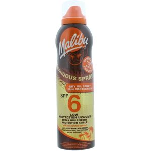 Malibu Brand Model Continuous Spray Dry Oil SPF6 - Sunscreen Spray Malibu Brand Model Continuous Spray Dry Oil SPF6 - Sunscreen Spray