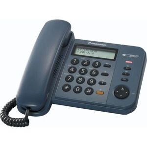 Panasonic KX-TS580GC Modré Drátové Telefon Panasonic KX-TS580GC Modré Drátové Telefon