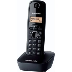 Teléfono fijo Panasonic KX-TG1611FRH con identificador de llamadas - Inalámbrico DECT - Ámbar negro Teléfono fijo Panasonic KX-TG1611FRH con identificador de llamadas - Inalámbrico DECT - Ámbar negro