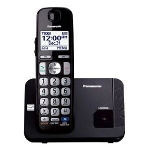 Panasonic KX-TGC210EB Telefone sem fio com identificador de chamadas Panasonic KX-TGC210EB Telefone sem fio com identificador de chamadas