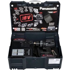 Panasonic EY74A2PN2G32 - Perceuse-visseuse - sans fil - 2 vitesses - mandrin sans clé 13 mm - 50 N·m - 18 V - Publicité Panasonic EY74A2PN2G32 - Perceuse-visseuse - sans fil - 2 vitesses - mandrin sans clé 13 mm - 50 N·m - 18 V - Publicité