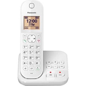 Panasonic KX-TGC420FRW Schnurloses Telefon in Weiß mit Funktionen Panasonic KX-TGC420FRW Schnurloses Telefon in Weiß mit Funktionen