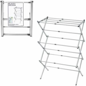 Black & Decker Extendable Compact Clothes Airer - Clothes Airer Black & Decker Extendable Compact Clothes Airer - Clothes Airer
