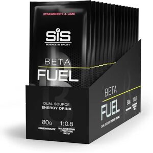 Science In Sport Beta Fuel 15x 82g - strawberry/lime Science In Sport Beta Fuel 15x 82g - strawberry/lime