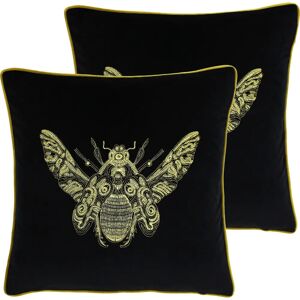 Paoletti - Cerana Cushions - Nero - 50x50 cm - Cuscini Paoletti - Cerana Cushions - Nero - 50x50 cm - Cuscini