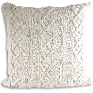 Paoletti Aran Kabelstrickkissen - 55cm x 55cm - Unisex Paoletti Aran Kabelstrickkissen - 55cm x 55cm - Unisex