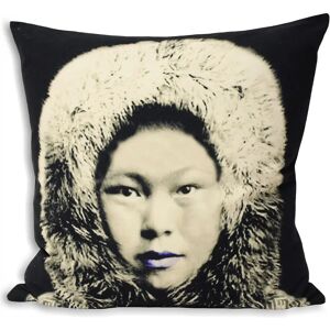 Paoletti Eskimo 55cm Cushion - Black/white Cotton Paoletti Eskimo 55cm Cushion - Black/white Cotton