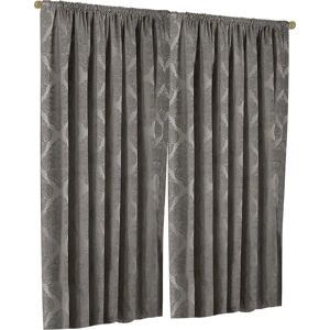 Paoletti Winchester Mocha Jacquard Curtains - 168x183cm Paoletti Winchester Mocha Jacquard Curtains - 168x183cm