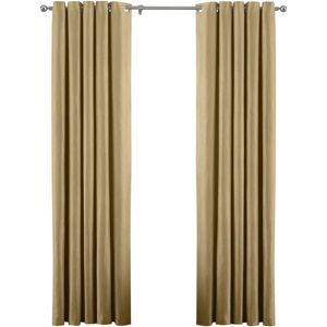 Paoletti Atlantic Twill Woven Eyelet Curtains - Ochre - 229cm x 137cm - Curtains Paoletti Atlantic Twill Woven Eyelet Curtains - Ochre - 229cm x 137cm - Curtains
