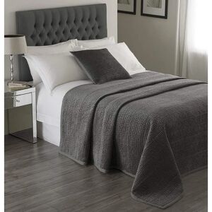 Paoletti Brooklands Bedspread Graphite - Grey Cotton - Size 240 Cm X 250 Cm Paoletti Brooklands Bedspread Graphite - Grey Cotton - Size 240 Cm X 250 Cm