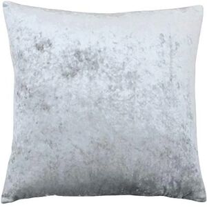 Paoletti Verona Crushed Velvet Cushion - 55x55cm - Silver Paoletti Verona Crushed Velvet Cushion - 55x55cm - Silver