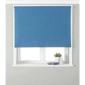 Riva Home Twilight Blackout Blinds - Blue - 153x162cm - Roller Blind Riva Home Twilight Blackout Blinds - Blue - 153x162cm - Roller Blind