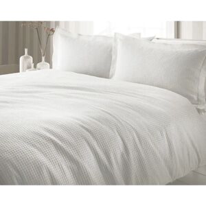 The Linen Yard Waffle Duvet Set White - Single - Duvet Set The Linen Yard Waffle Duvet Set White - Single - Duvet Set