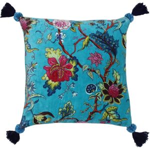 Paoletti Riva Blue Cotton Reversible Cushion Cover - 50x50cm - Water Resistant Paoletti Riva Blue Cotton Reversible Cushion Cover - 50x50cm - Water Resistant