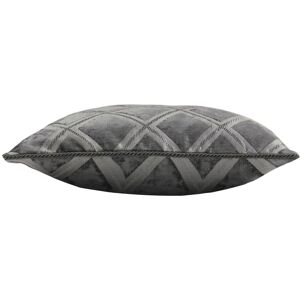 Paoletti Hermes Chenille Piped Cushion Cover - Dark Grey - Cushion Cover Paoletti Hermes Chenille Piped Cushion Cover - Dark Grey - Cushion Cover