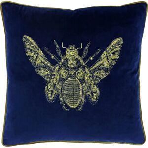 Paoletti Cerana Embroidered Bee Velvet Cushion - 50cm x 50cm - Cushions Paoletti Cerana Embroidered Bee Velvet Cushion - 50cm x 50cm - Cushions