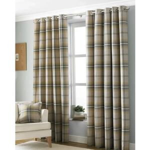 Cortinas con efecto de lana Paoletti Aviemore - Ocre - 168cm (W) x 137cm (L) - Cortina Cortinas con efecto de lana Paoletti Aviemore - Ocre - 168cm (W) x 137cm (L) - Cortina