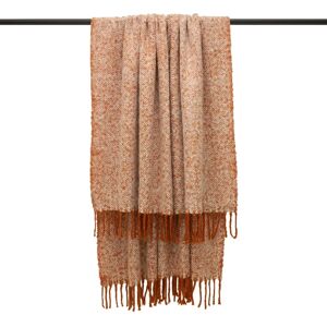 Furn Weaver Woven Herringbone Throw - Red - 130x180 - Unisex Furn Weaver Woven Herringbone Throw - Red - 130x180 - Unisex