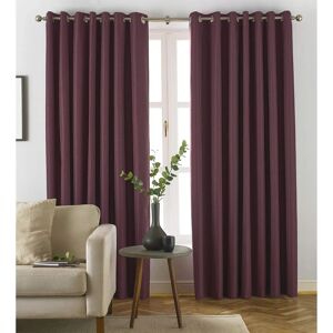 Furn Moon Premium Thermal Blackout Eyelet Curtains - Purple Furn Moon Premium Thermal Blackout Eyelet Curtains - Purple