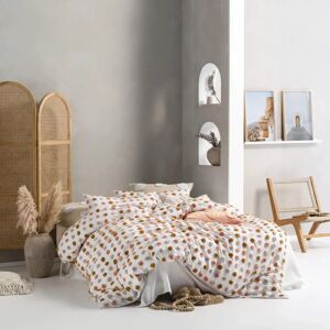 Linen House Haze Tufted Polka Dot Duvet Cover Set - Super King Linen House Haze Tufted Polka Dot Duvet Cover Set - Super King
