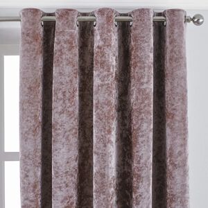 Paoletti Verona Gekreukelde Fluwelen Ringen Rolgordijnen - Lichtroze - 229cm x 229cm - Gordijnen Paoletti Verona Gekreukelde Fluwelen Ringen Rolgordijnen - Lichtroze - 229cm x 229cm - Gordijnen