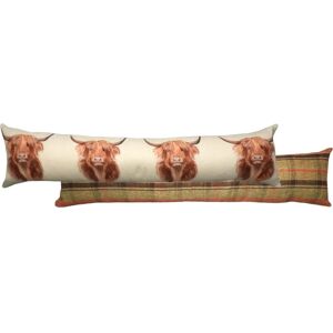 Evans Lichfield Hunter Highland Cow Printed Draught Excluder Cover - Draught Excluder Evans Lichfield Hunter Highland Cow Printed Draught Excluder Cover - Draught Excluder