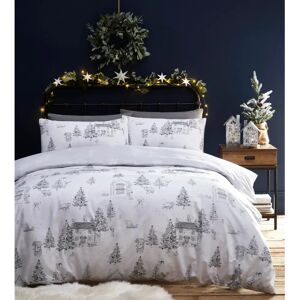 Furn Snowy Forest Super King Duvet Cover Set Furn Snowy Forest Super King Duvet Cover Set