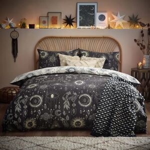 Riva Home Constellation Reversible Duvet Cover Set - Multicolour - Size Double Riva Home Constellation Reversible Duvet Cover Set - Multicolour - Size Double