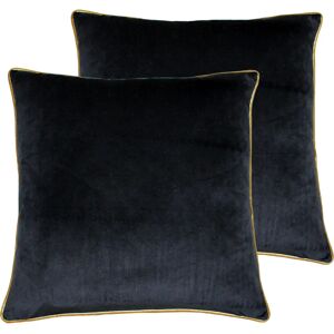 Paoletti - Meridian Cushions - Negro - 55x55 cm - Cojines Paoletti - Meridian Cushions - Negro - 55x55 cm - Cojines