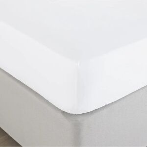 Paoletti Bamboo 200 Thread Count Fitted Bed Sheet - White - Double Paoletti Bamboo 200 Thread Count Fitted Bed Sheet - White - Double