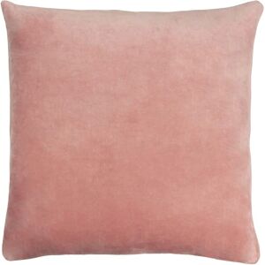 Furn Solo Cotton Velvet Filled Cushion - Pink - Cushion Furn Solo Cotton Velvet Filled Cushion - Pink - Cushion