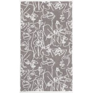 Furn Everybody Abstract Cotton Jacquard Hand Towel - Grey - Hand Towel Furn Everybody Abstract Cotton Jacquard Hand Towel - Grey - Hand Towel