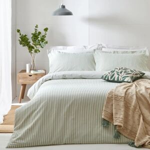 Yard Hebden Green Cotton Reversible Duvet Cover Set Yard Hebden Green Cotton Reversible Duvet Cover Set