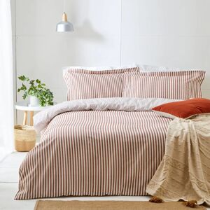 The Linen Yard Hebden Cotton Reversible Duvet Cover Set - Super King The Linen Yard Hebden Cotton Reversible Duvet Cover Set - Super King