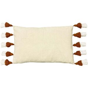 Furn. - Rainbow Cotton Tuft Cushion - Rojo - Cushion Furn. - Rainbow Cotton Tuft Cushion - Rojo - Cushion