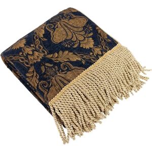 Paoletti Shiraz Navy Jacquard Throw - Bedspread Accessory Paoletti Shiraz Navy Jacquard Throw - Bedspread Accessory