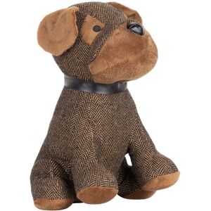 Paoletti Boston Herringbone Deurstop - Bruin - Unisex Paoletti Boston Herringbone Deurstop - Bruin - Unisex