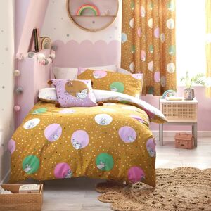 Peter Rabbit Dotty Reversible Duvet Cover Set - Yellow - Size Double Peter Rabbit Dotty Reversible Duvet Cover Set - Yellow - Size Double