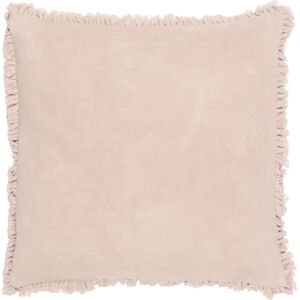 Yard Bertie Cotton Velvet Filled Cushion - Natural - One Size Yard Bertie Cotton Velvet Filled Cushion - Natural - One Size