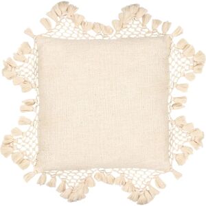 Yard Anko Cotton Macrame Tassel Cushion - 45cm x 45cm - Cushion Yard Anko Cotton Macrame Tassel Cushion - 45cm x 45cm - Cushion