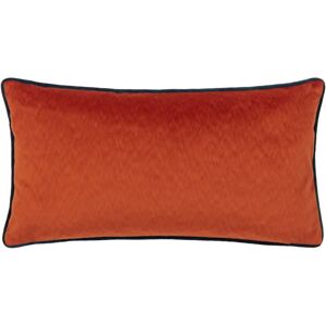 Paoletti Torto Mottled Velvet Contrast Piped Cushion - One Size - Kussen Paoletti Torto Mottled Velvet Contrast Piped Cushion - One Size - Kussen