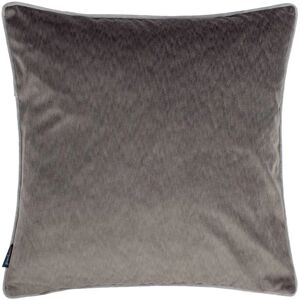 Paoletti Torto Mottled Velvet Contrast Piped Cushion - Dark Grey Paoletti Torto Mottled Velvet Contrast Piped Cushion - Dark Grey