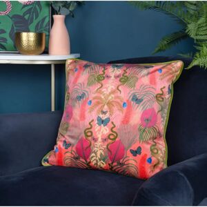 Kate Merritt Exotic Canopy Piped Velvet Fylld Kudde - Flerfärgad - One Size Kate Merritt Exotic Canopy Piped Velvet Fylld Kudde - Flerfärgad - One Size