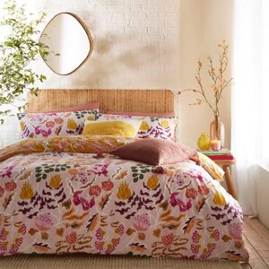 Furn Protea Pink Reversible Duvet Cover Set - Single Furn Protea Pink Reversible Duvet Cover Set - Single