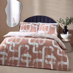 Hoem Tuba Pink Reversible Cotton Duvet Cover Set - Super King Hoem Tuba Pink Reversible Cotton Duvet Cover Set - Super King