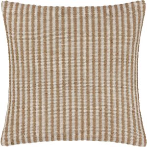 Organik Stripe Jute Woven Cushion - 45cm x 45cm - Natural Organik Stripe Jute Woven Cushion - 45cm x 45cm - Natural