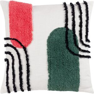 Heya Home Elmer Cotton Polyester Filled Cushion - Jade - 45cm x 45cm - Cushion Heya Home Elmer Cotton Polyester Filled Cushion - Jade - 45cm x 45cm - Cushion