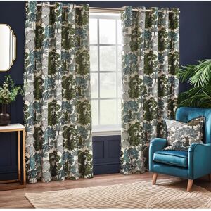 Wylder Nature Woodlands Jacquard Room Darkening Eyelet Curtains - Curtains Wylder Nature Woodlands Jacquard Room Darkening Eyelet Curtains - Curtains